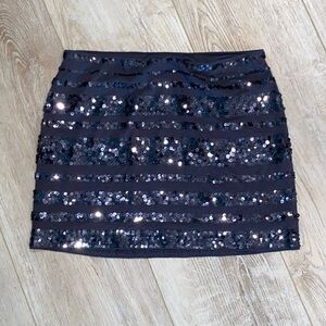 NWOT Express Sequin Mini Skirt Small